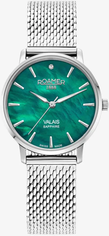 Roamer Valais Green Ladies Watch sold by C.W. Sellors
