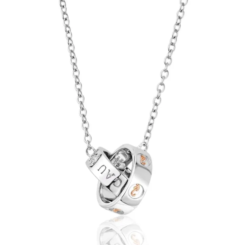 Clogau Tree of Life Sterling Silver Insignia Links Necklace D sold by C.W. Sellors
