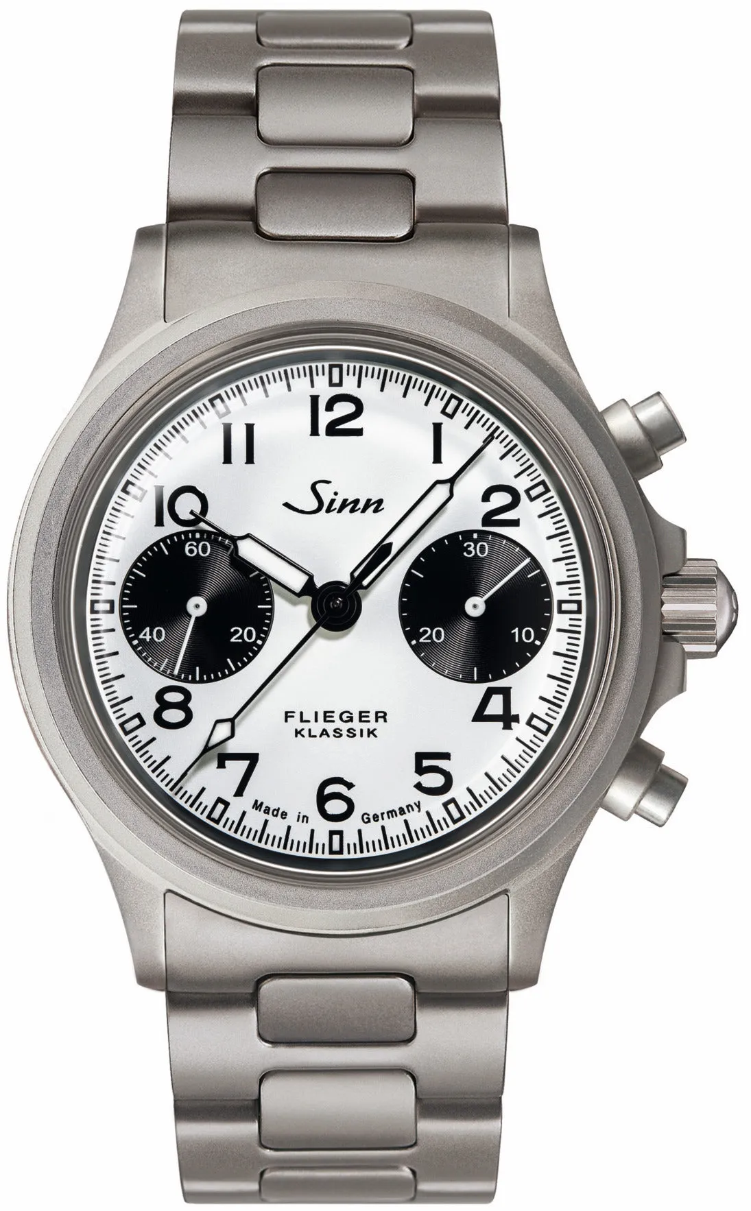 Sinn 356 Pilot Classic W H-Link Bracelet Watch sold by C.W. Sellors