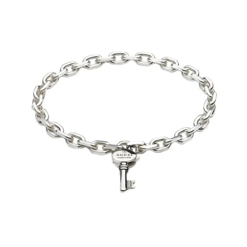 Gucci Trademark Sterling Silver Bracelet sold by C.W. Sellors