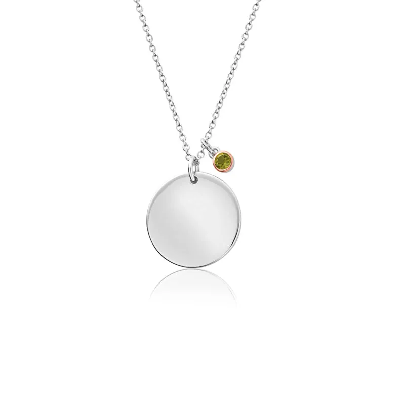 Clogau Celebration August Sterling Silver Birthstone Pendant D sold by C.W. Sellors