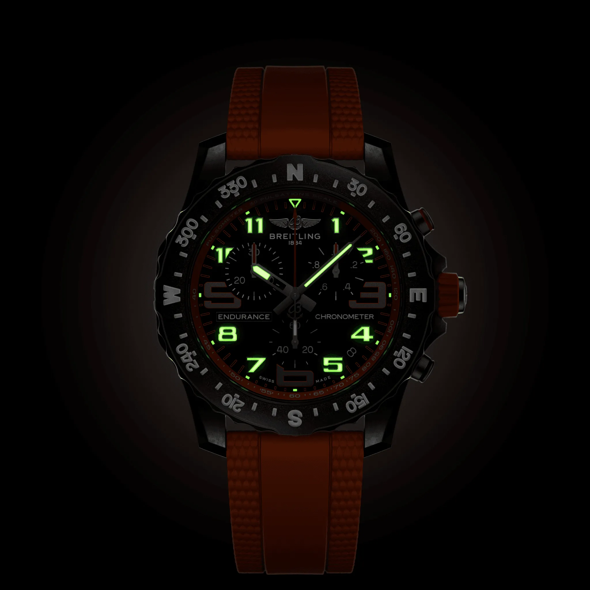 Breitling Endurance Pro 44 Orange Watch sold by C.W. Sellors product image thumbnail 2