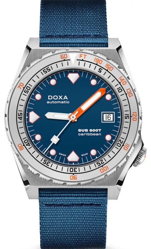 Doxa SUB 600T Caribbean Nato Watch made by C.W. Sellors