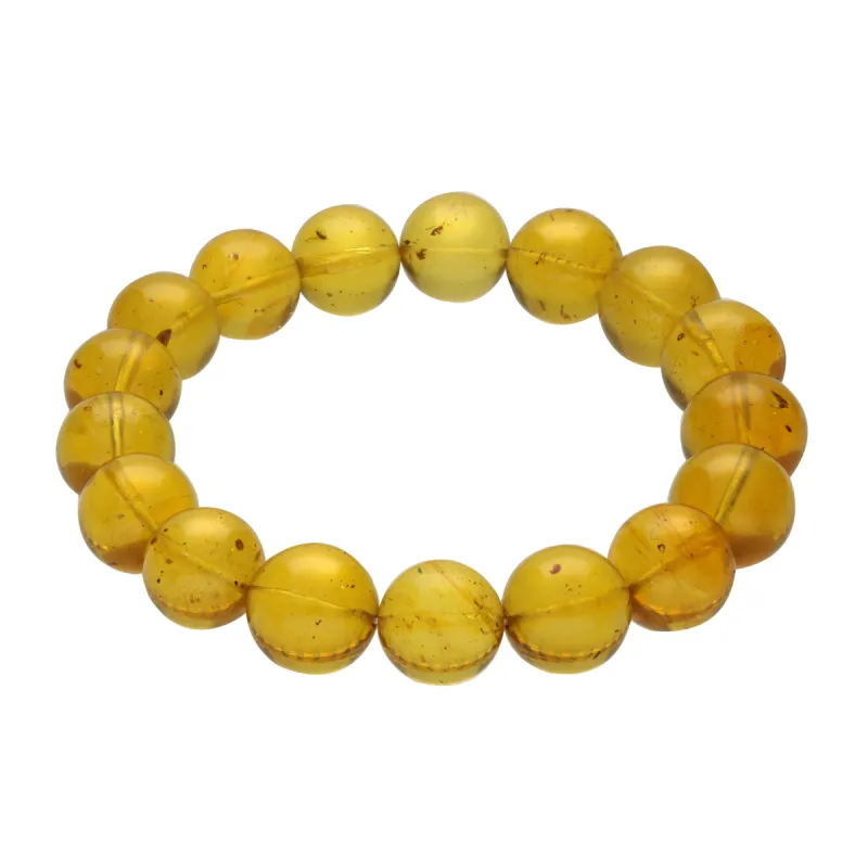 Amber Beaded Elasticated Bracelet sold by C.W. Sellors