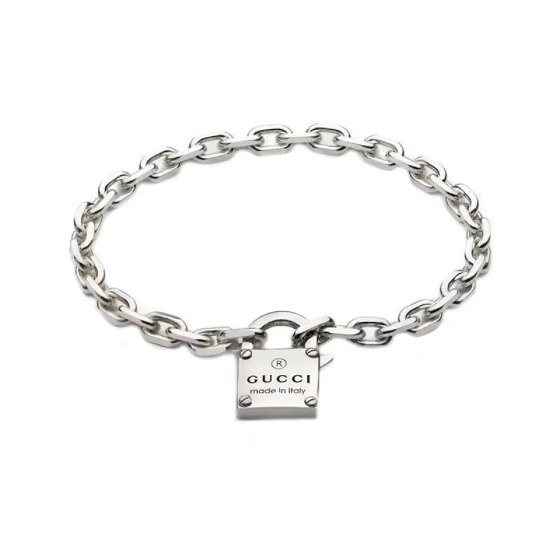 Gucci Trademark Sterling Silver Bracelet sold by C.W. Sellors