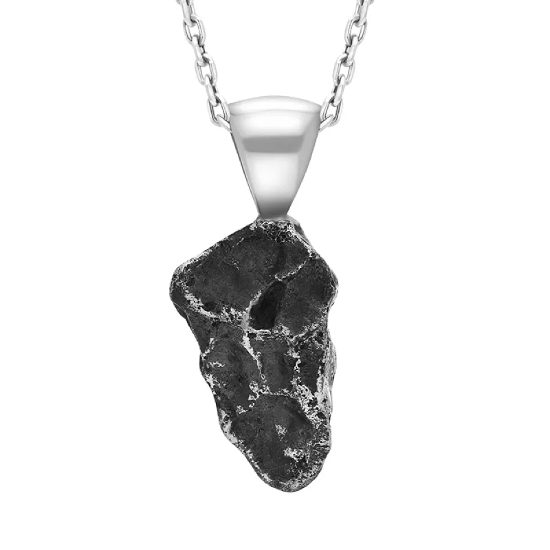 Sterling Silver Meteorite Unique Necklace D sold by C.W. Sellors