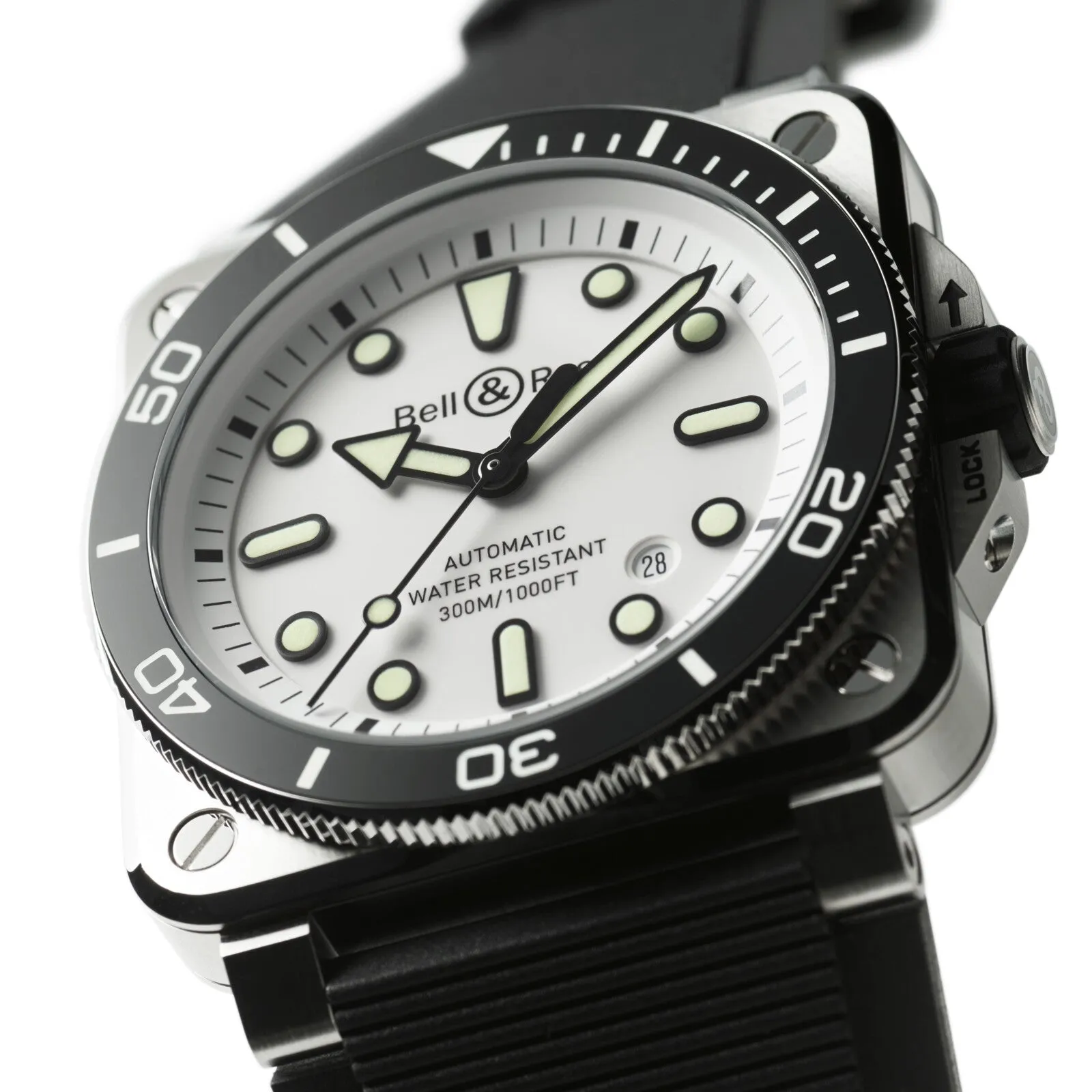 Bell & Ross BR 03 Diver White Steel Watch sold by C.W. Sellors product image thumbnail 4