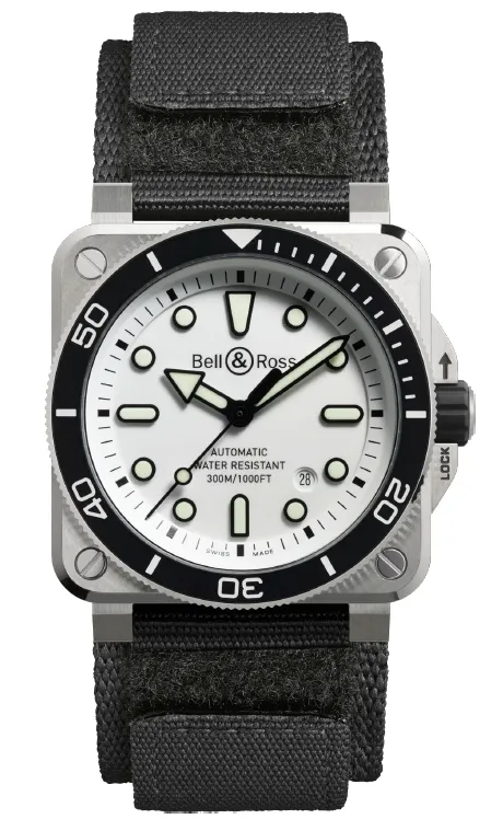 Bell & Ross BR 03 Diver White Steel Watch sold by C.W. Sellors product image thumbnail 2