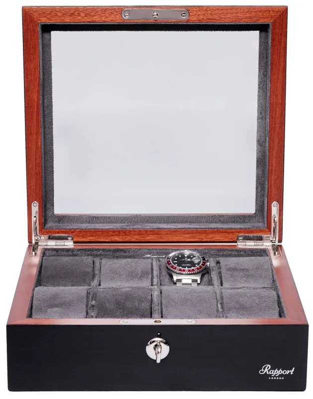 Rapport Watch Box Optic 8 Black sold by C.W. Sellors