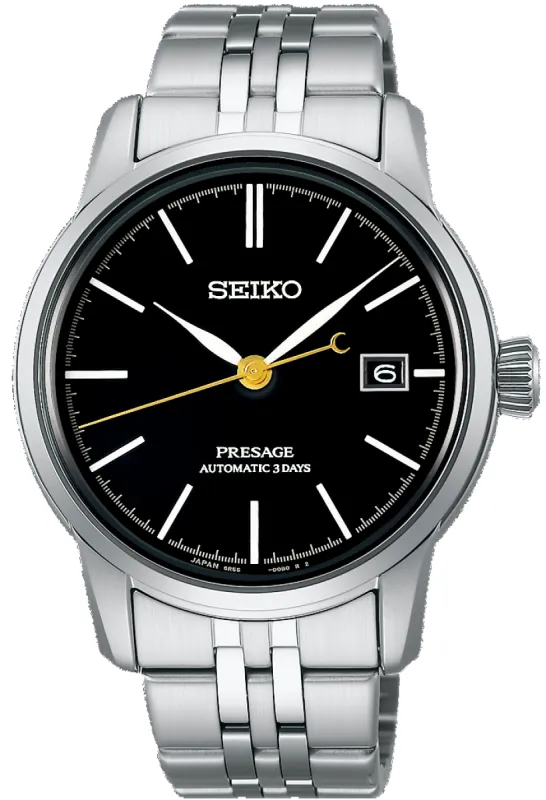Seiko Presage Deep Black Urushi Lacquer Watch sold by C.W. Sellors