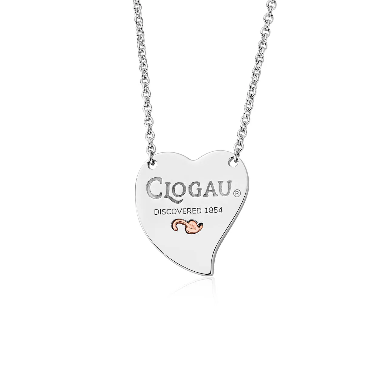Clogau Tree of Life Insignia Signature Heart Sterling Silver Necklace D sold by C.W. Sellors