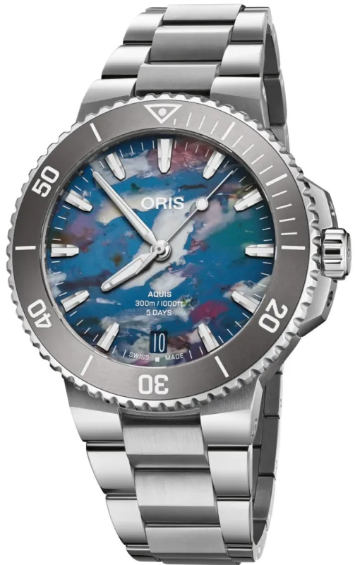 Oris Aquis Date Upcycle Calibre 400 43.5mm Watch sold by C.W. Sellors