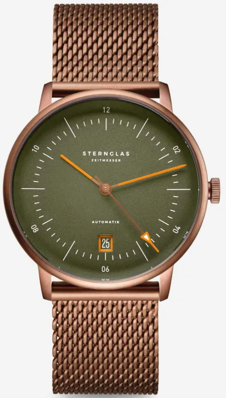 Sternglas Naos Automatic Edition Bronze sold by C.W. Sellors