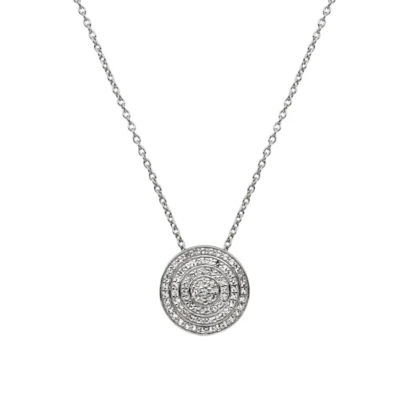 Hot Diamonds Engaging Sterling Silver Necklace D sold by C.W. Sellors