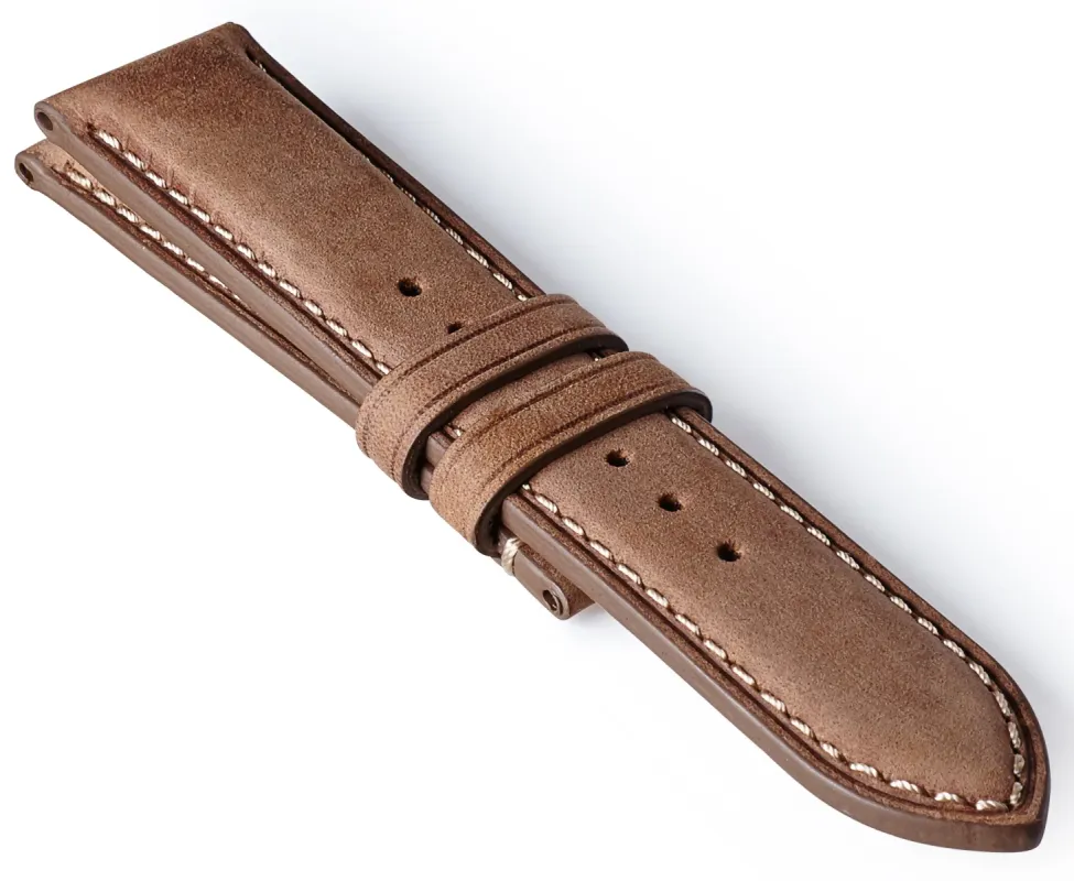 Bremont Strap Nubuck Light Brown 22mm sold by C.W. Sellors