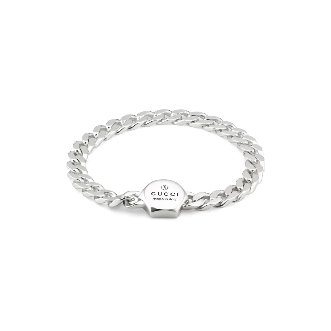 Gucci Trademark Sterling Silver Bracelet sold by C.W. Sellors