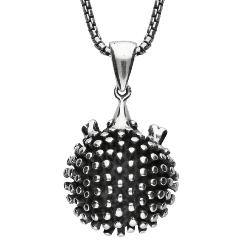 Sterling Silver Hedgehog Necklace D sold by C.W. Sellors