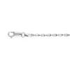 Sterling Silver 16 Inch Polished and Satin Finish Oval Bead Link Chain sold by C.W. Sellors