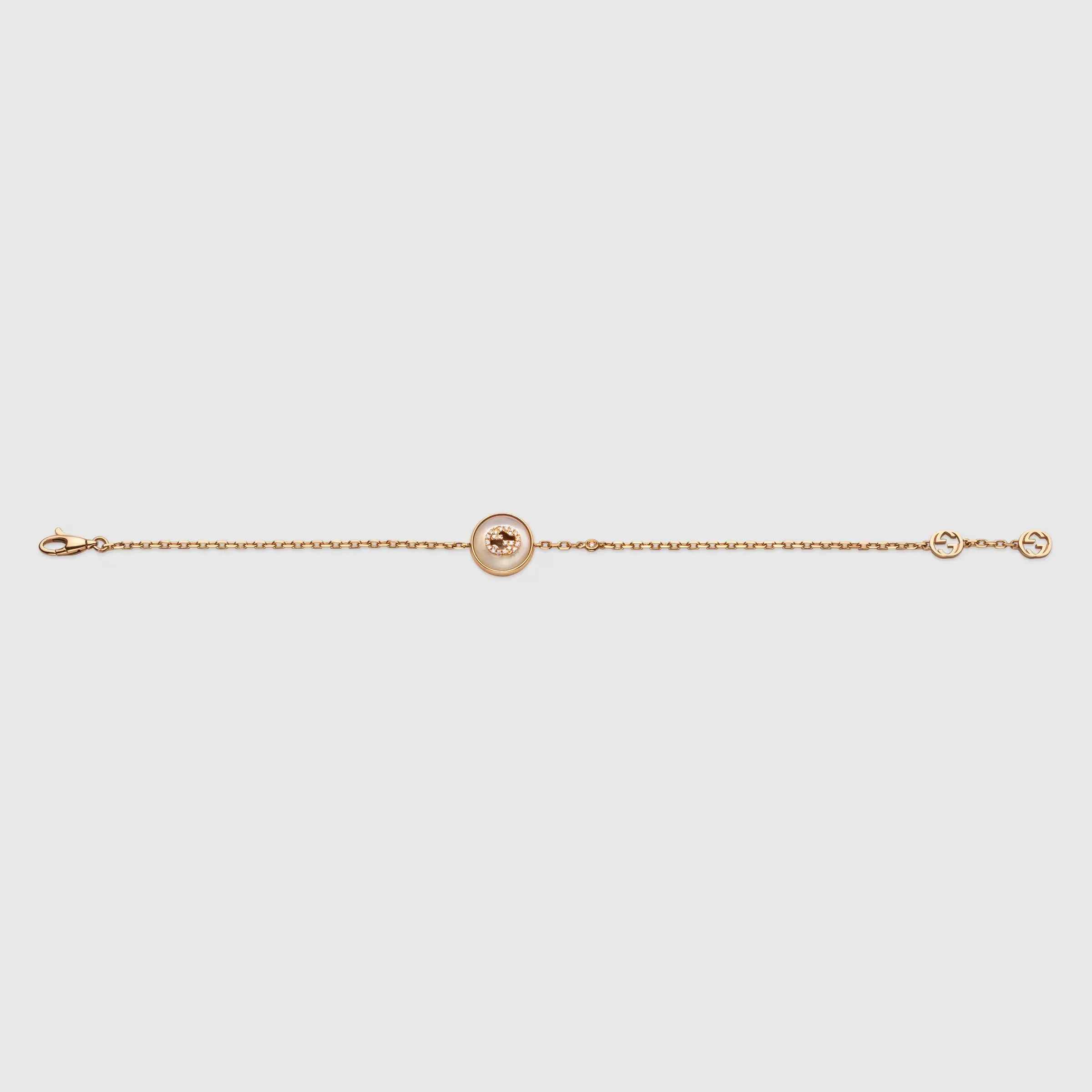 Gucci Interlocking 18ct Rose Gold Mother Of Pearl Bracelet sold by C.W. Sellors product image thumbnail 2