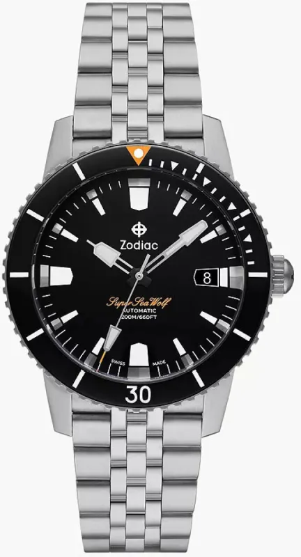 Zodiac Super Sea Wolf Compression Mens Watch sold by C.W. Sellors