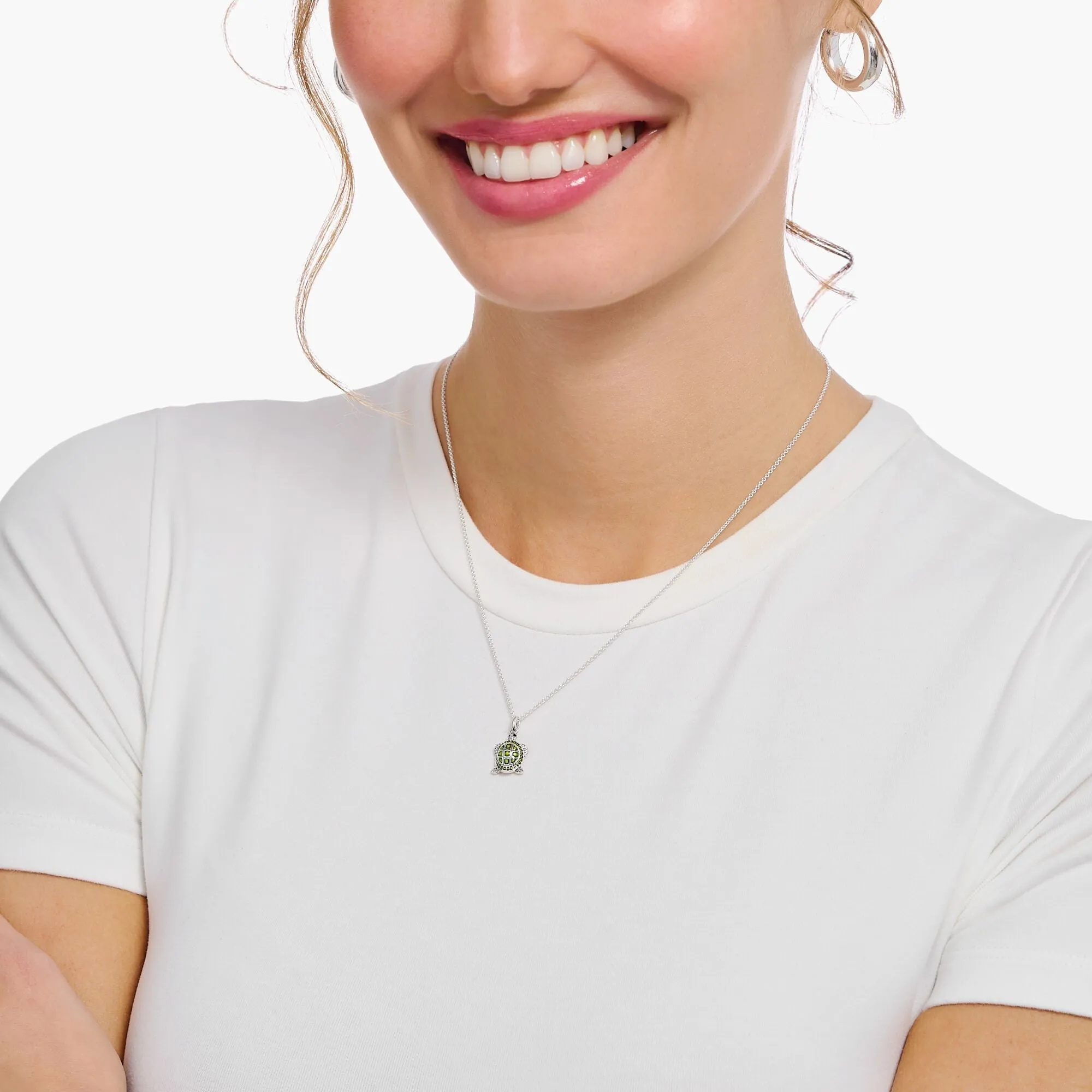 Thomas Sabo Sterling Silver Turtle Enamel Necklace sold by C.W. Sellors product image thumbnail 2