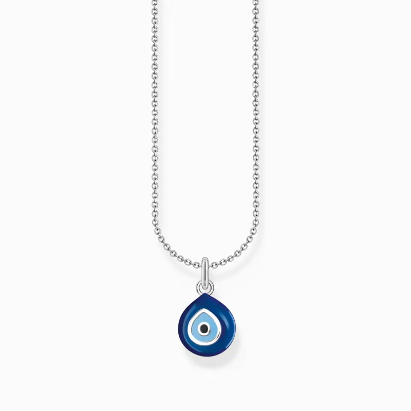 Thomas Sabo Sterling Silver Nazar's Eye Enamel Necklace sold by C.W. Sellors