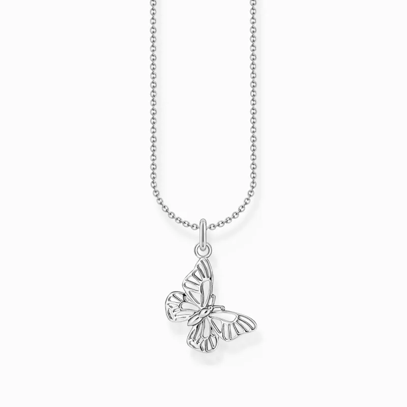 Thomas Sabo Sterling Silver Butterfly Necklace sold by C.W. Sellors