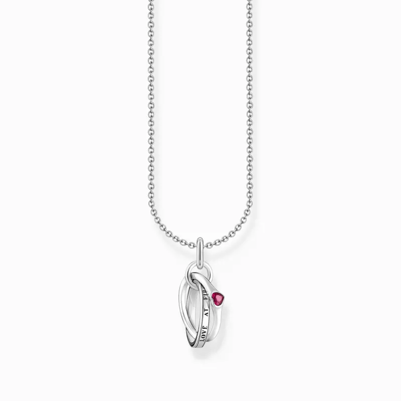 Thomas Sabo Sterling Silver Together Necklace sold by C.W. Sellors