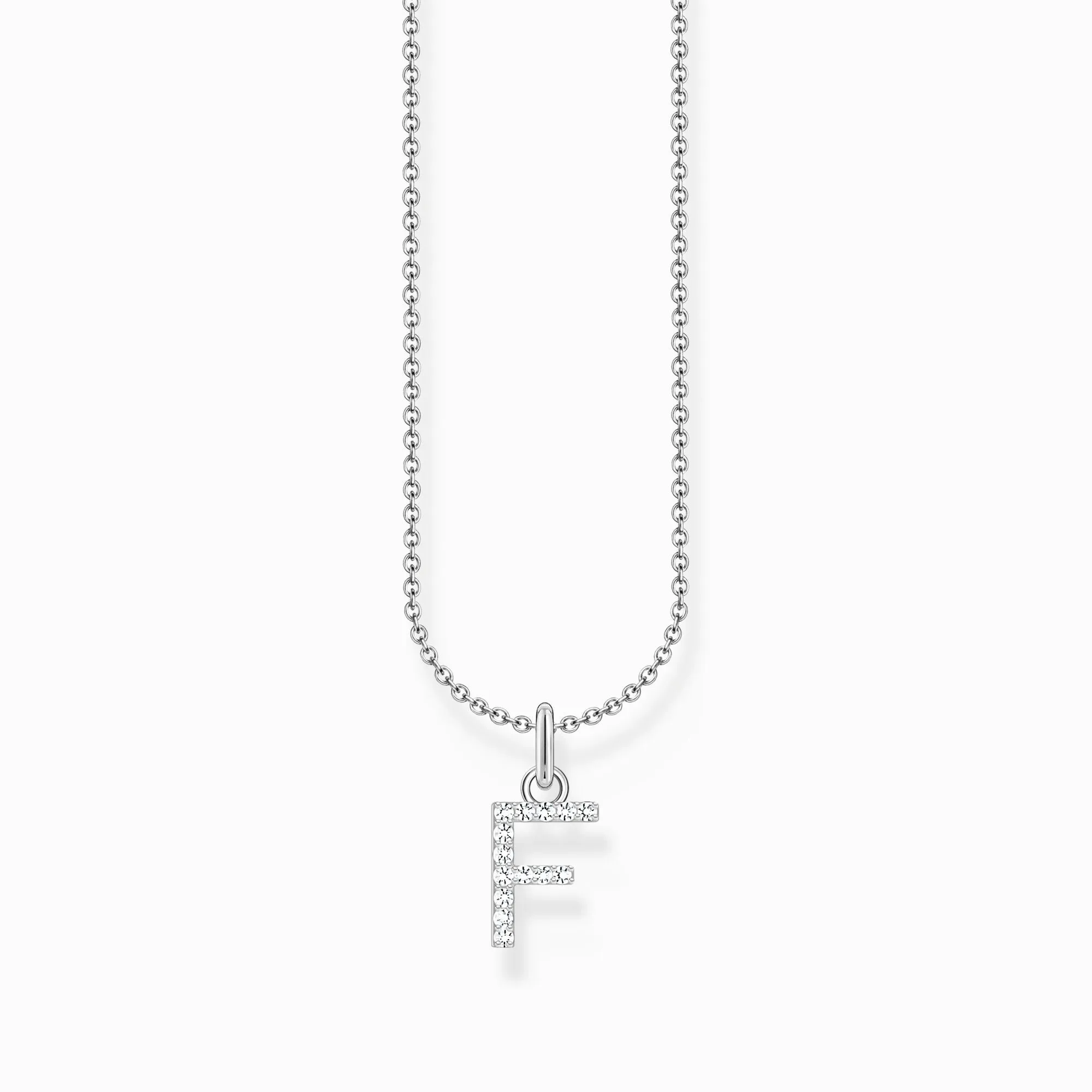 Thomas Sabo Sterling Silver Letter F Necklace sold by C.W. Sellors