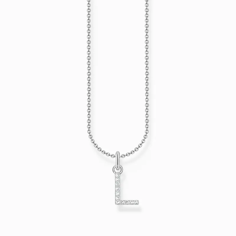 Thomas Sabo Sterling Silver Letter L Necklace sold by C.W. Sellors