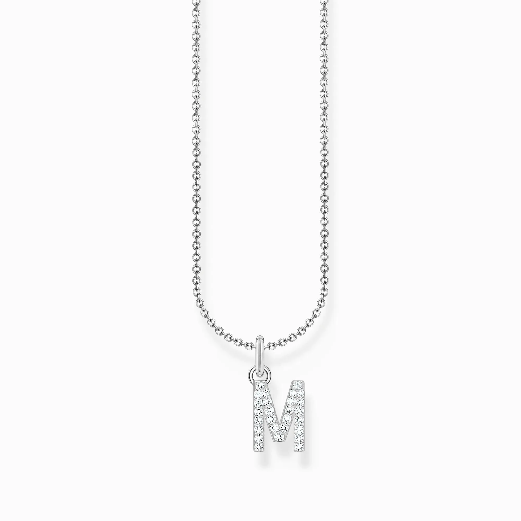 Thomas Sabo Sterling Silver Letter M Necklace sold by C.W. Sellors