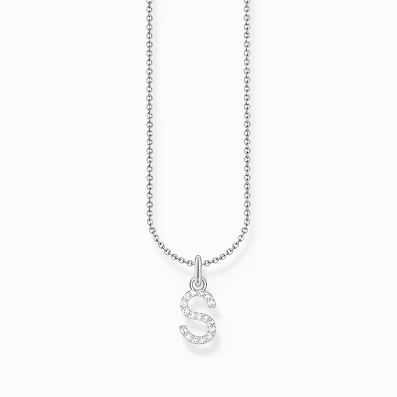 Thomas Sabo Sterling Silver Letter S Necklace sold by C.W. Sellors