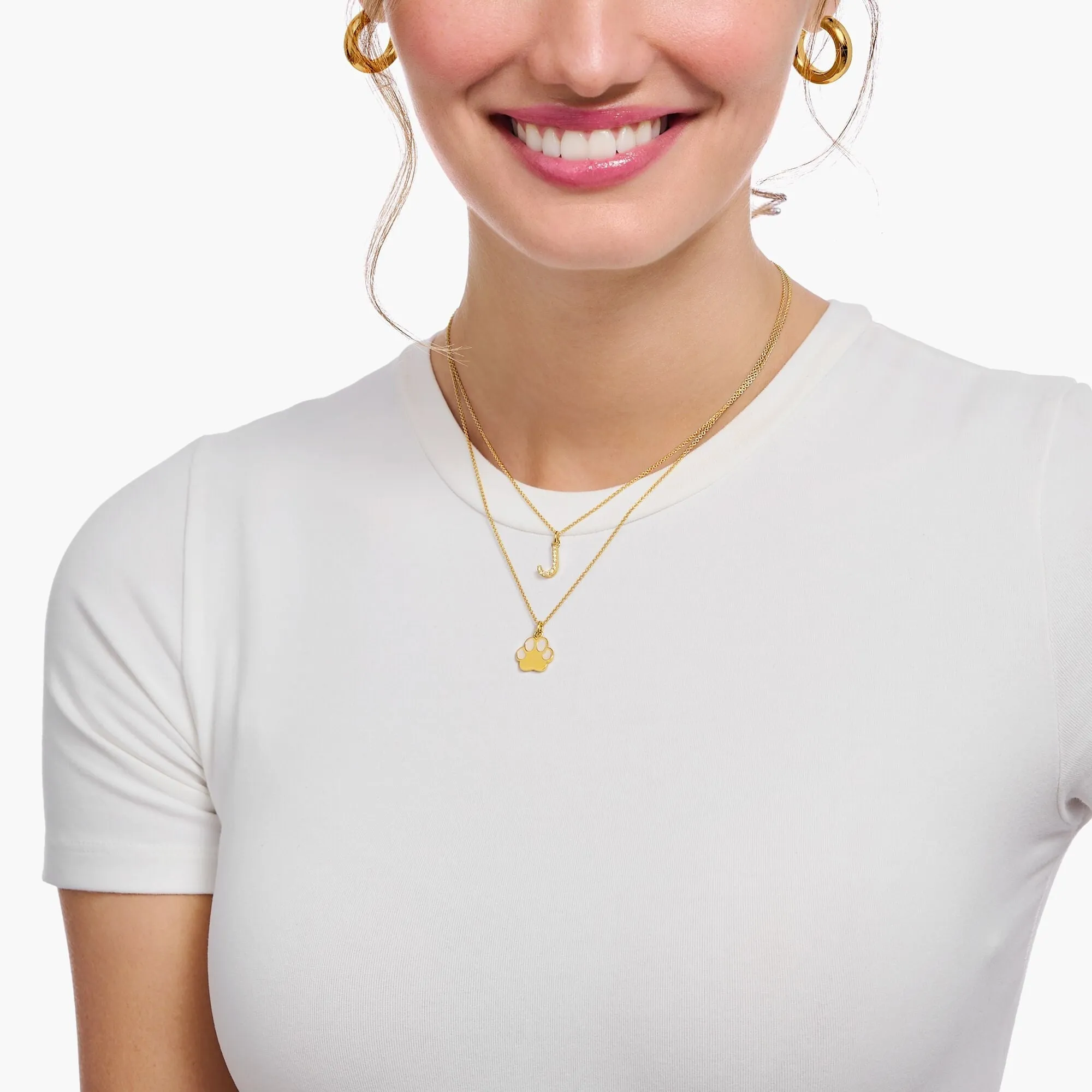 Thomas Sabo Gold Plated Sterling Silver Letter S Necklace sold by C.W. Sellors product image thumbnail 2