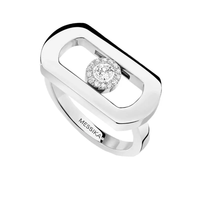 Messika So Move 18ct White Gold Diamond Ring sold by C.W. Sellors