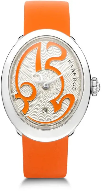 Faberge Colours of Love Eggsistence Orange Watch sold by C.W. Sellors