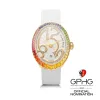 Faberge Colours of Love Eggsistence Rainbow Gemstone Watch sold by C.W. Sellors