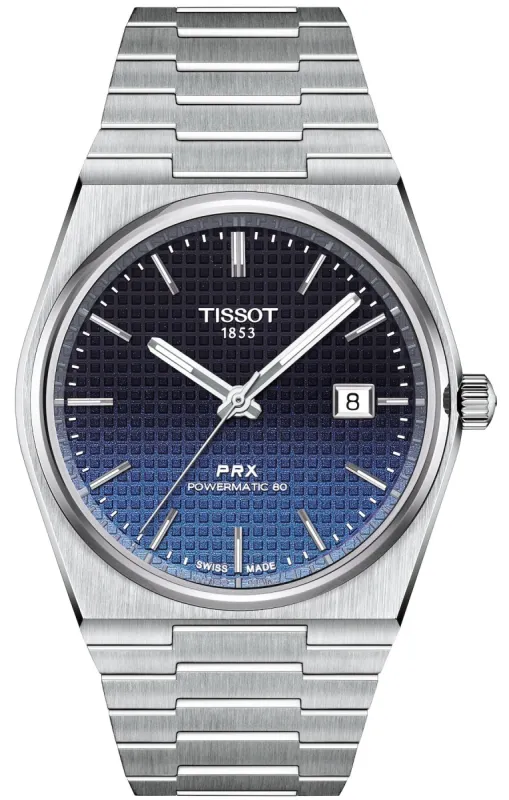 Tissot PRX 40mm Powermatic 80 Gradient Dark Watch made by Tissot