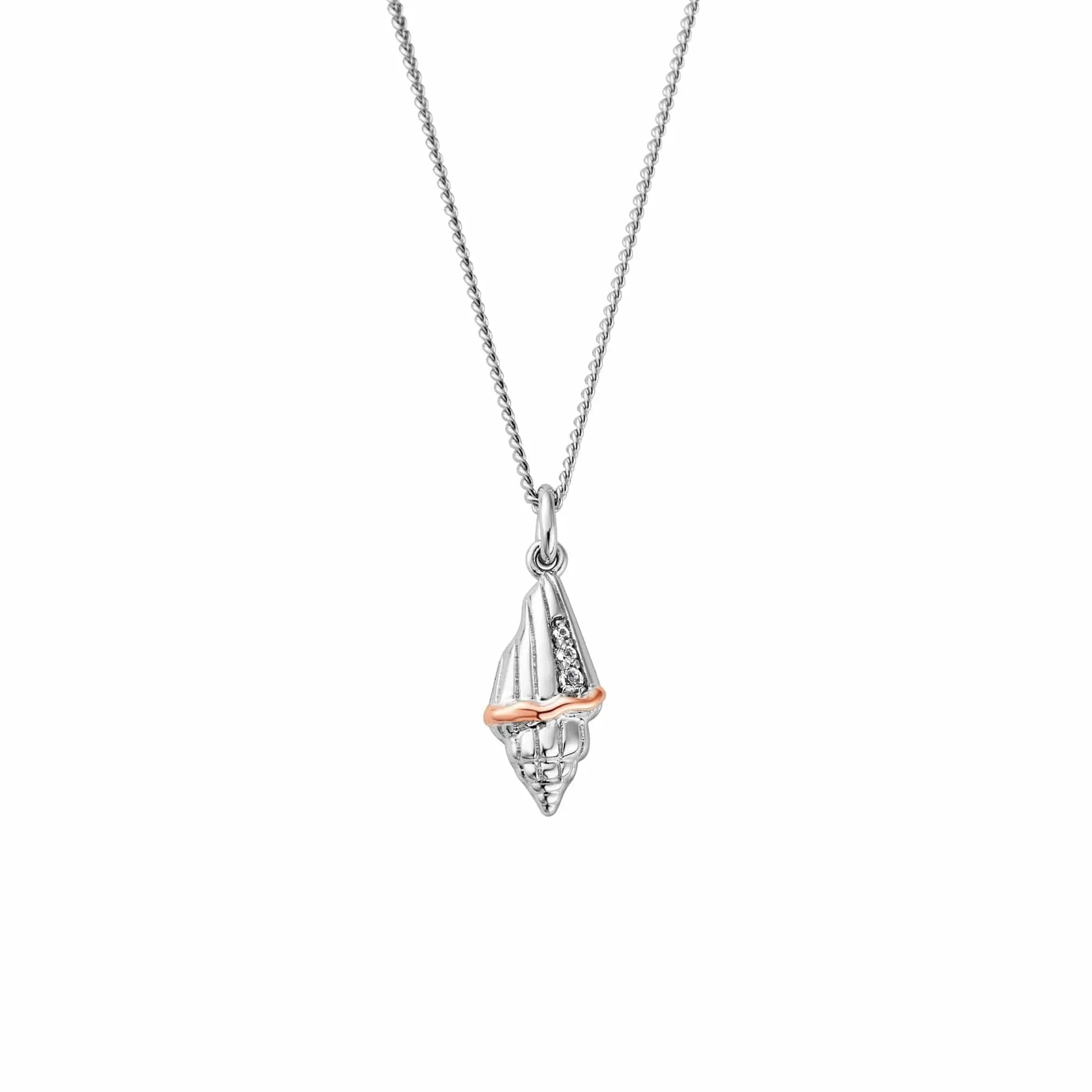 Clogau Sterling Silver Sounds of the Sea Necklace sold by C.W. Sellors
