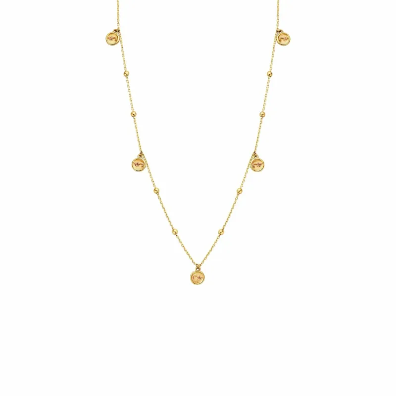 Clogau Tree of Life Insignia 9ct Yellow Gold Drop Necklace sold by C.W. Sellors