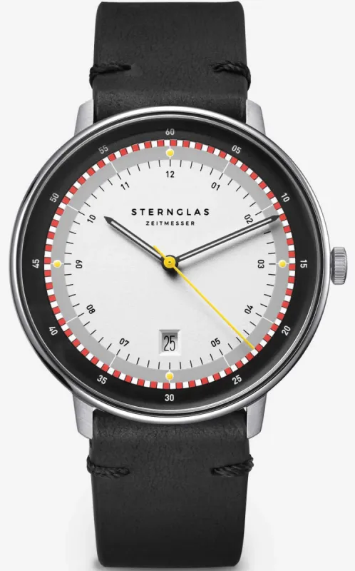 Sternglas Hamburg Edition Hafen Leather Watch sold by C.W. Sellors