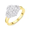 18ct Yellow Gold 1.32ct Diamond Cluster Ring sold by C.W. Sellors