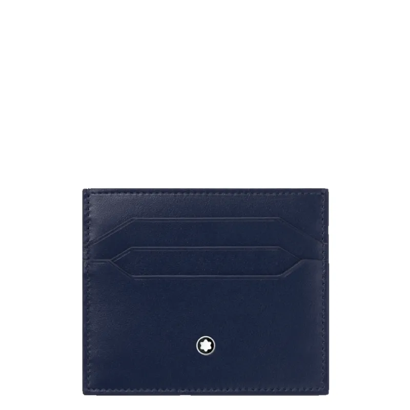 Montblanc Meisterstuck Card Holder 6cc Blue sold by C.W. Sellors