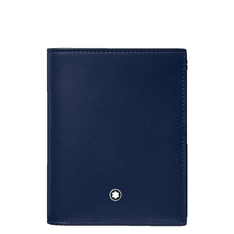 Montblanc Meisterstuck Compact Wallet 6cc Blue made by Mont Blanc
