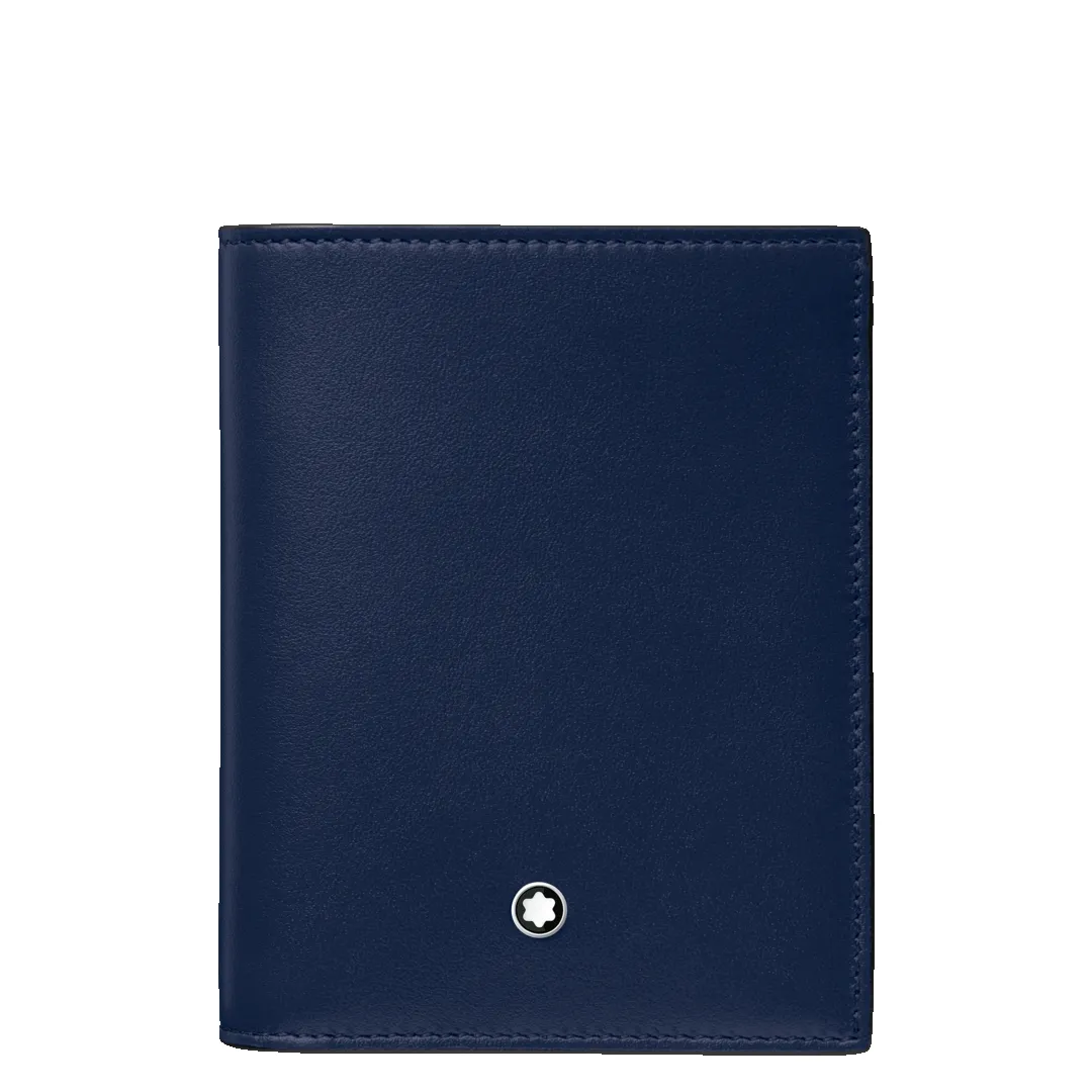 Montblanc Meisterstuck Compact Wallet 6cc Blue sold by C.W. Sellors