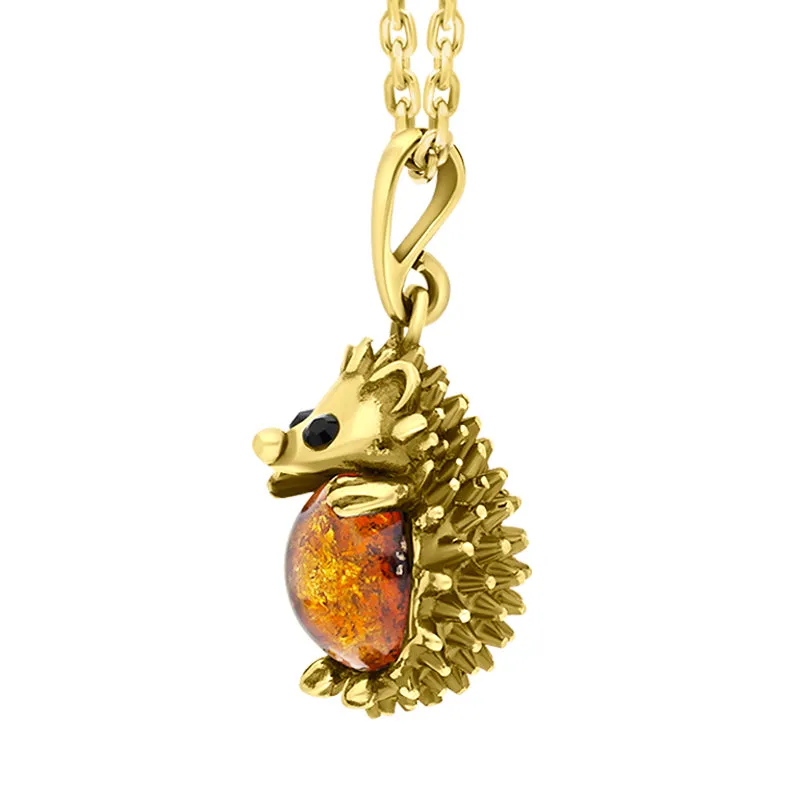 9ct Yellow Gold Blue John Medium Hedgehog sold by C.W. Sellors product image thumbnail 2