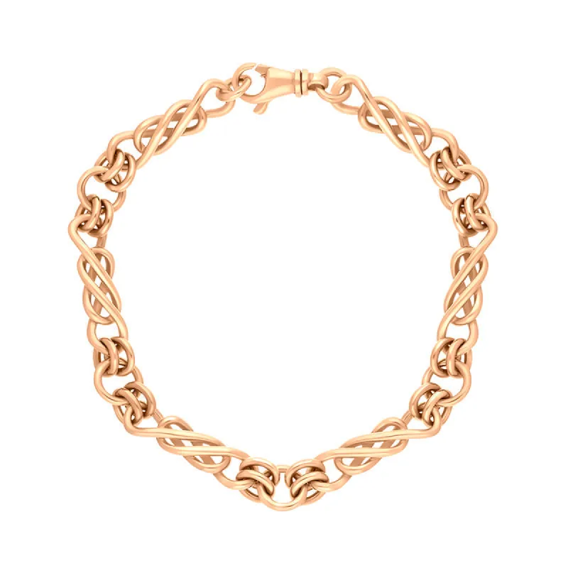 18ct Rose Gold Celtic Twist Handmade Bracelet sold by C.W. Sellors