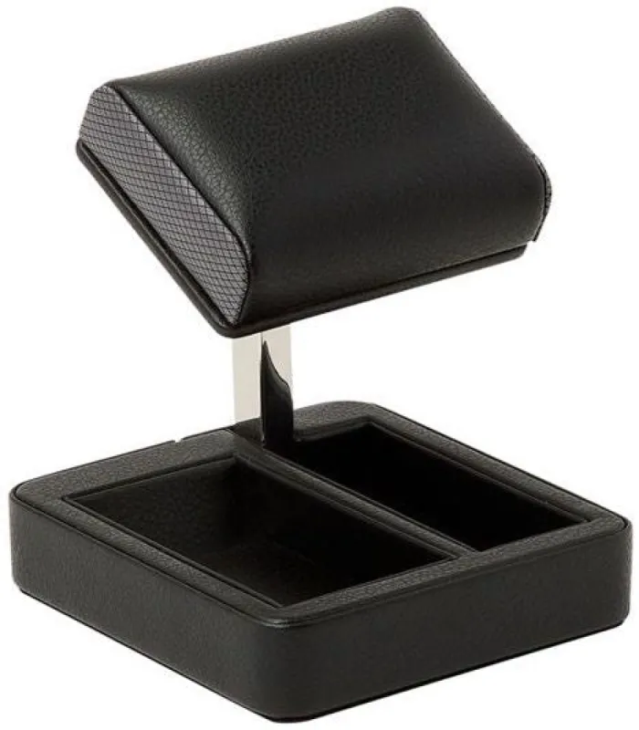 WOLF Watch Stand Viceroy Single Travel Black sold by C.W. Sellors