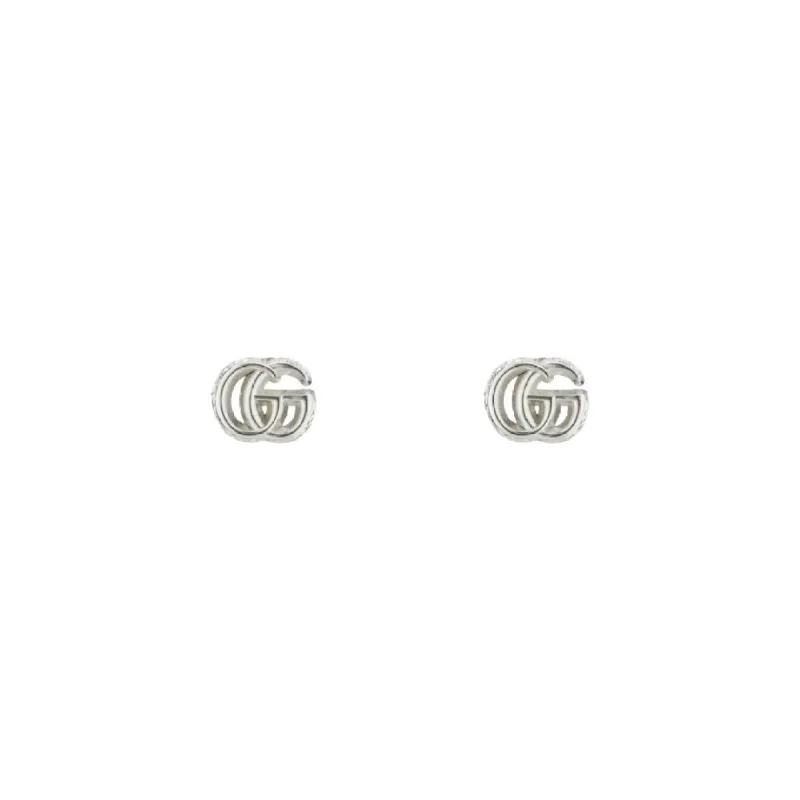 Gucci GG Marmont Sterling Silver Stud Earrings sold by C.W. Sellors