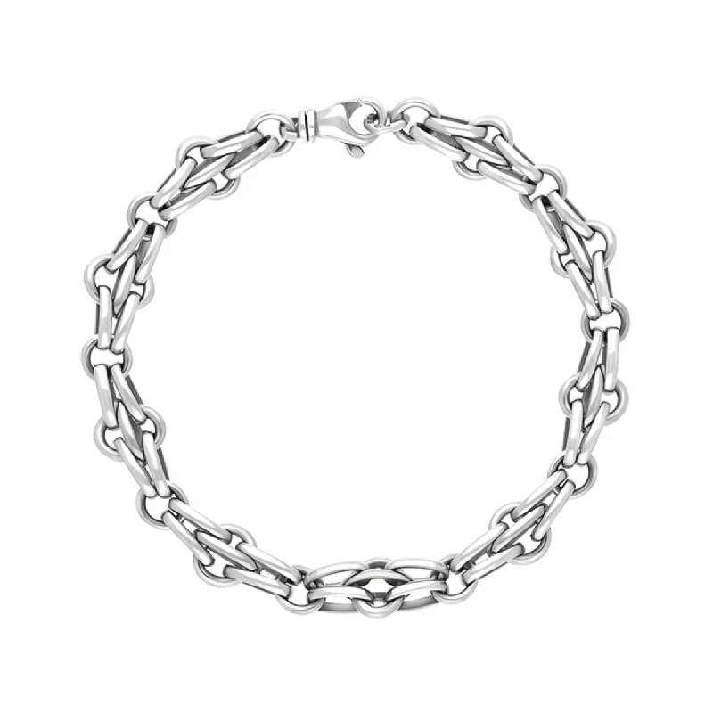 Sterling Silver Multi Link Cable Chain Bracelet sold by C.W. Sellors