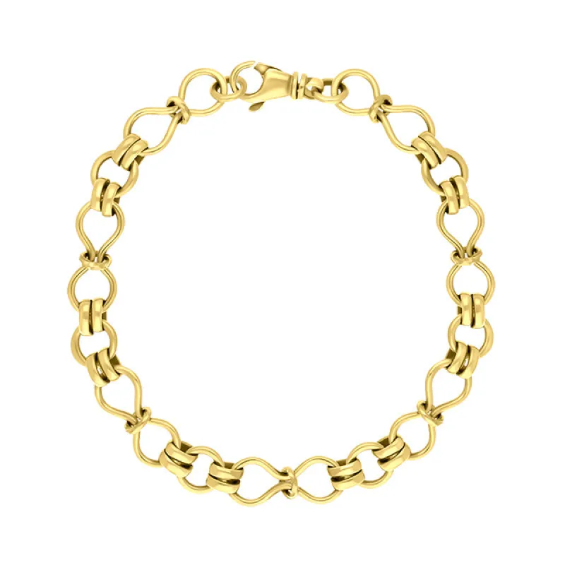 9ct Yellow Gold Figure of Eight Bracelet sold by C.W. Sellors